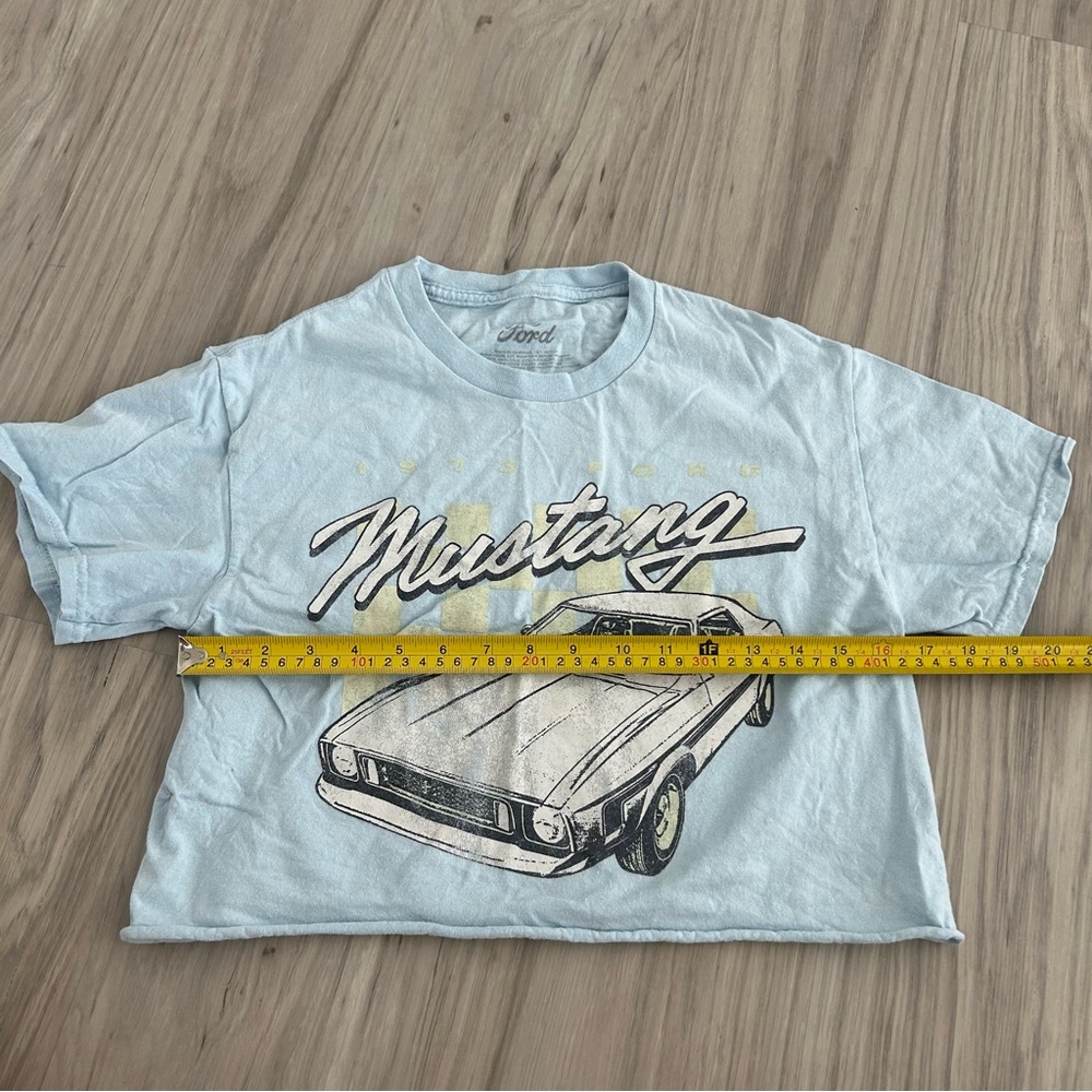 Mustang Graphic T-Shirt - Light Blue - Picture 5 of 6